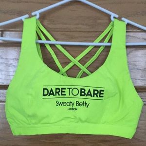 Sweaty Betty dare to bare M Bra